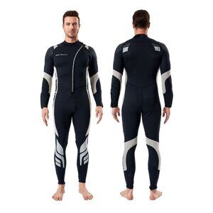 Seaskin 3mm Full Body Wetsuit Men's Size XXXL (READ MEASUREMENTS IN DESCRIPTION)